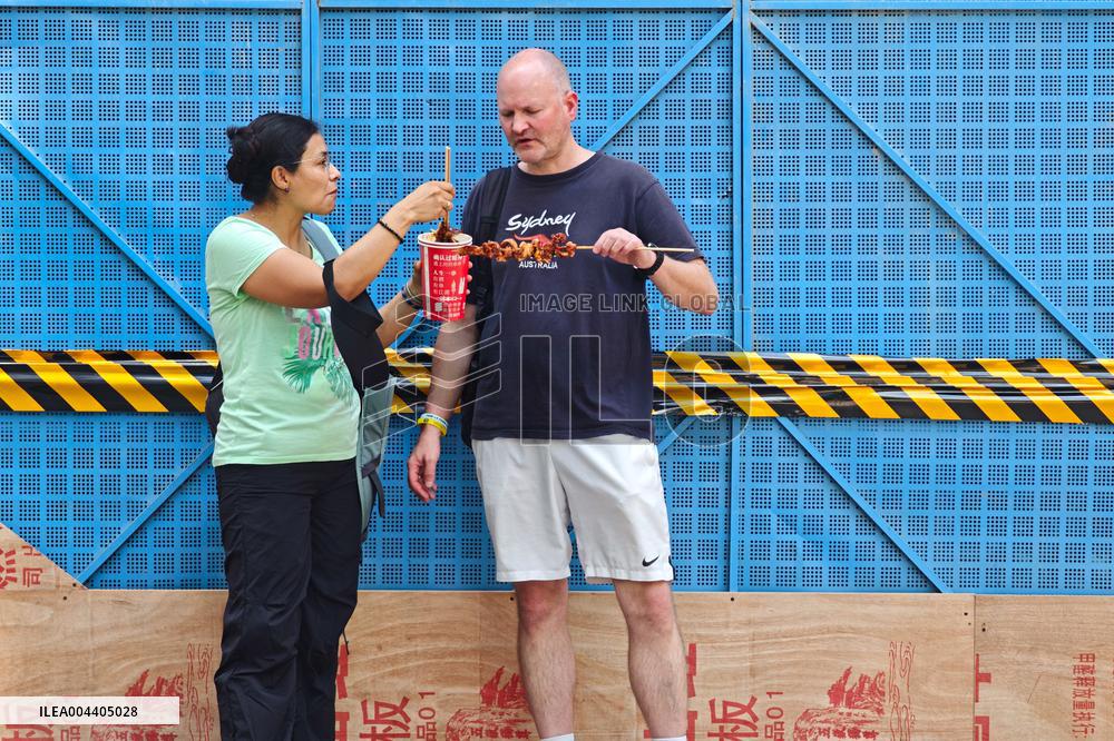 Foreign Tourists in Shanghai