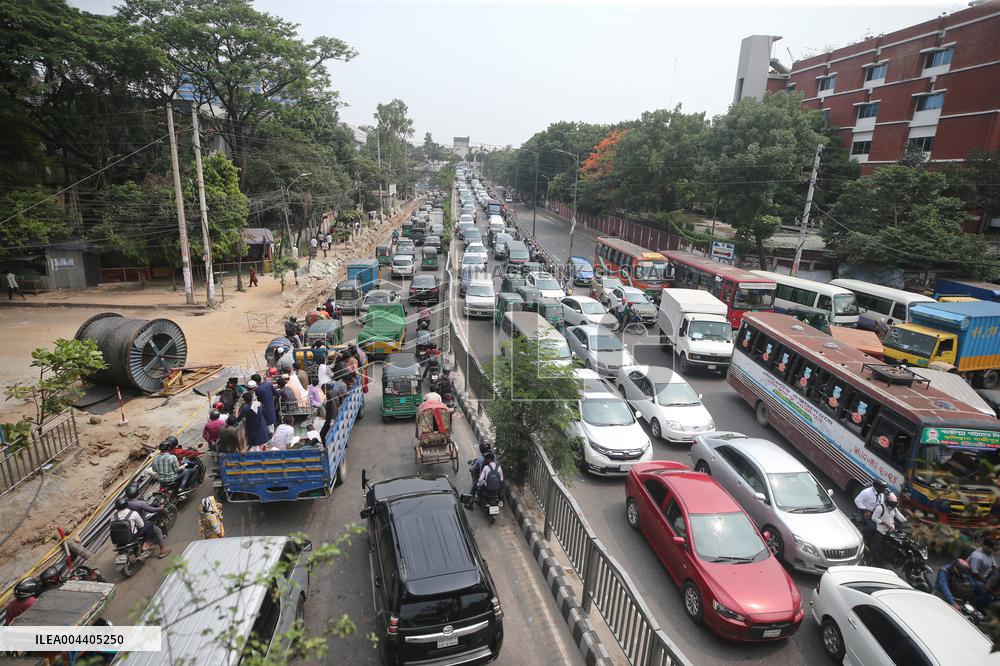 Traffic Jam in Dhaka - Bangladesh