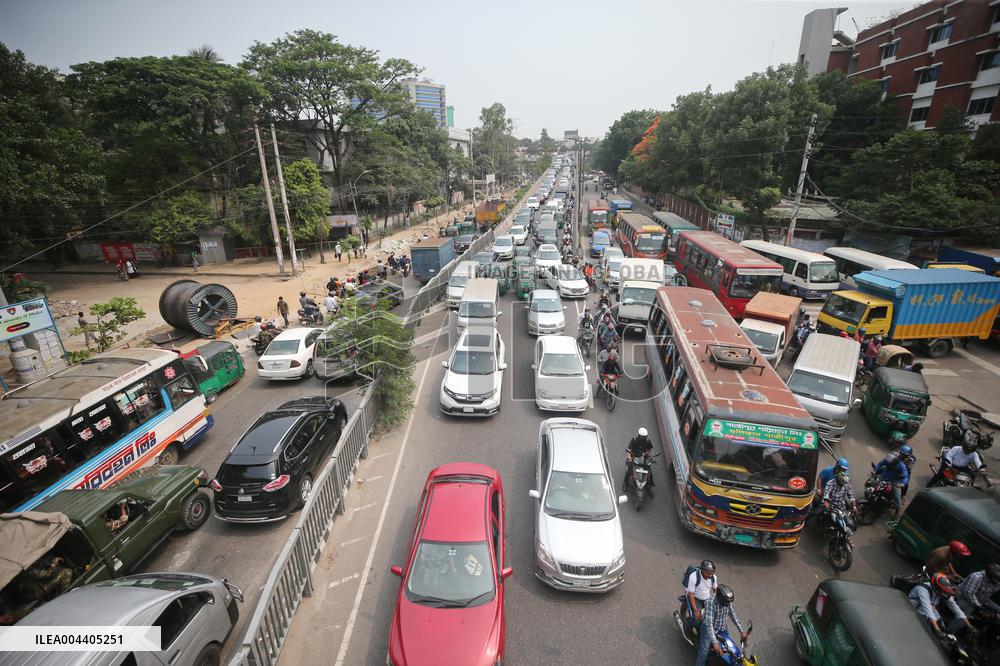Traffic Jam in Dhaka - Bangladesh
