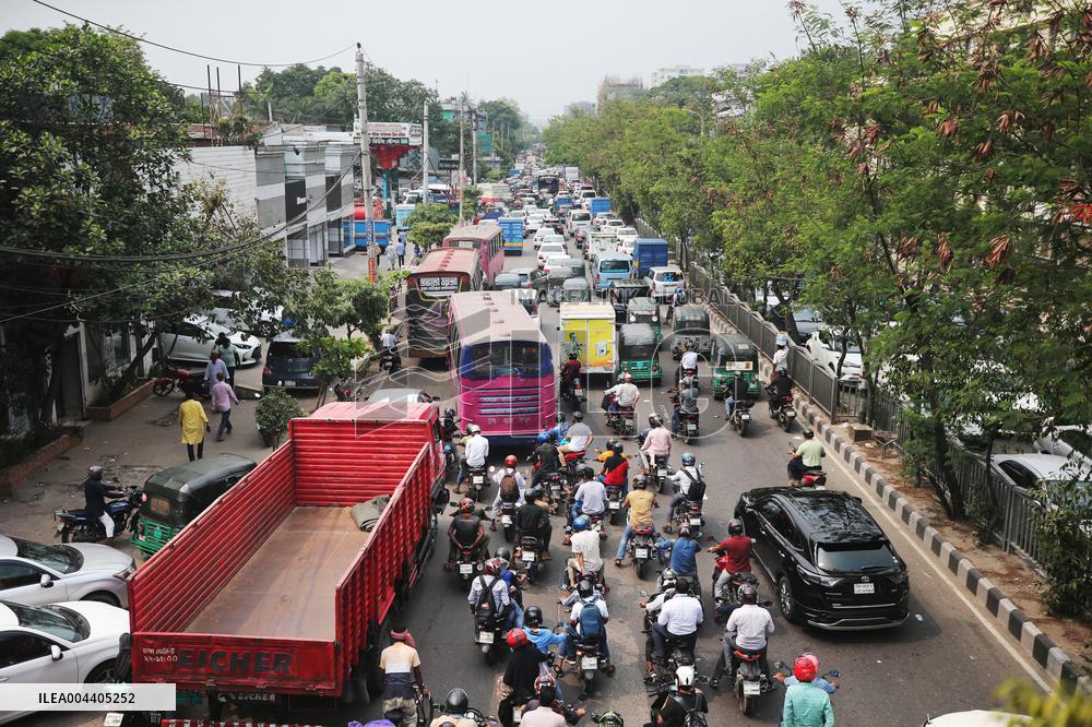 Traffic Jam in Dhaka - Bangladesh
