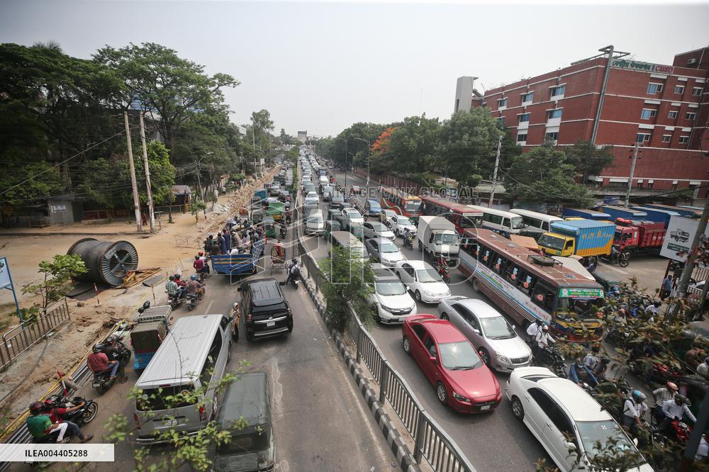 Traffic Jam in Dhaka - Bangladesh