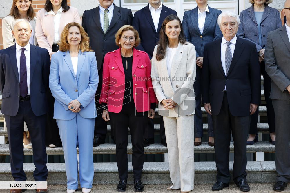 Queen Letizia Working Meeting - Madrid
