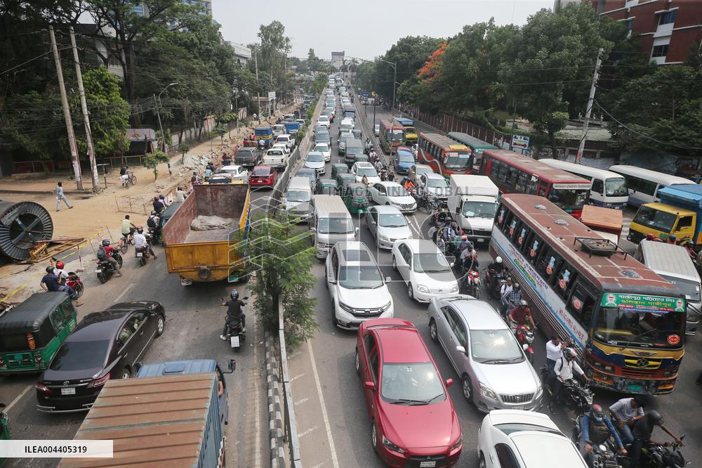 Traffic Jam in Dhaka - Bangladesh