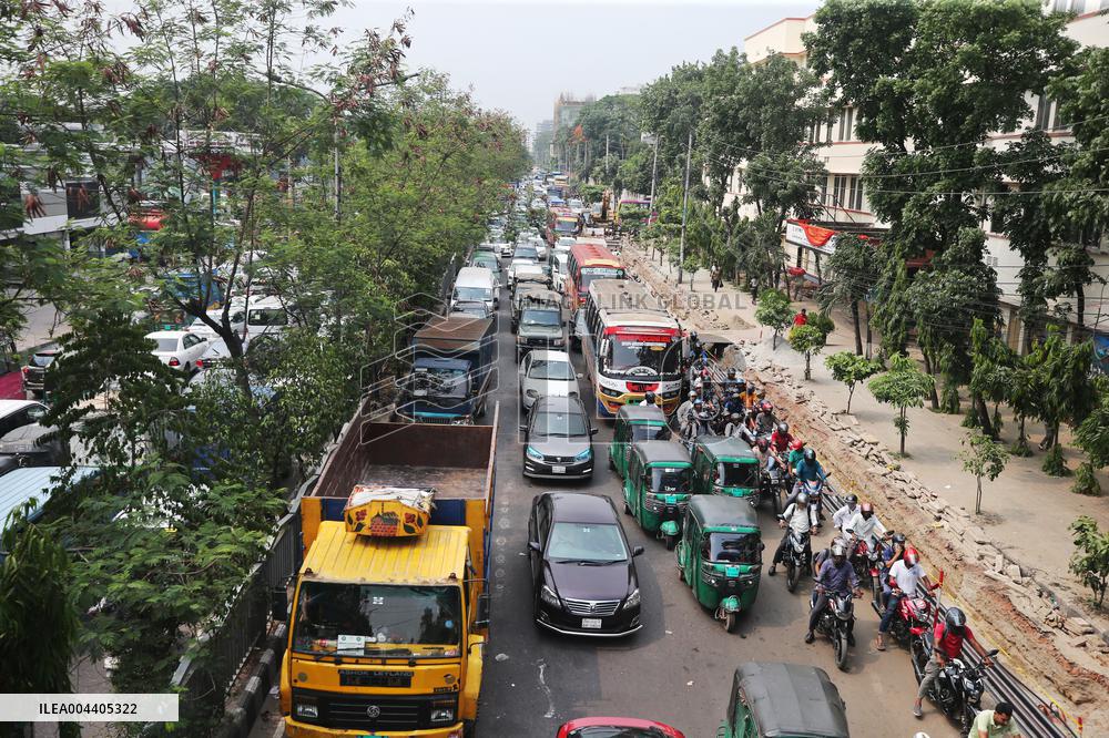 Traffic Jam in Dhaka - Bangladesh
