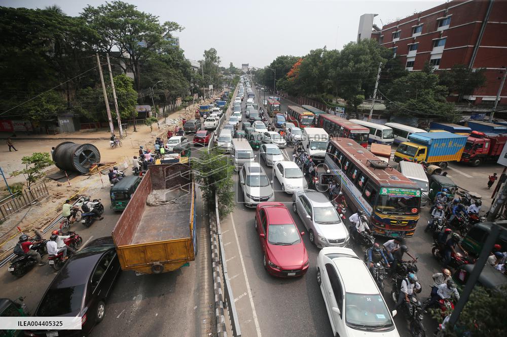 Traffic Jam in Dhaka - Bangladesh