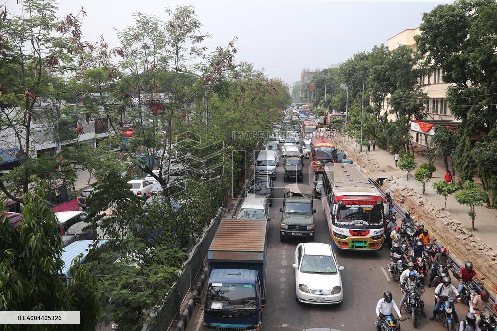 Traffic Jam in Dhaka - Bangladesh