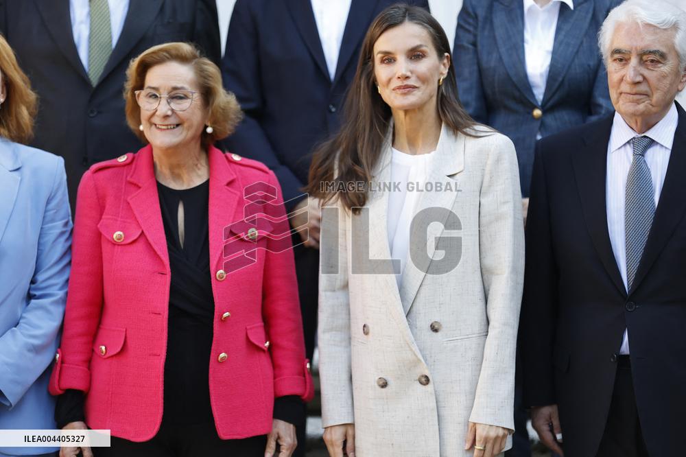 Queen Letizia Working Meeting - Madrid