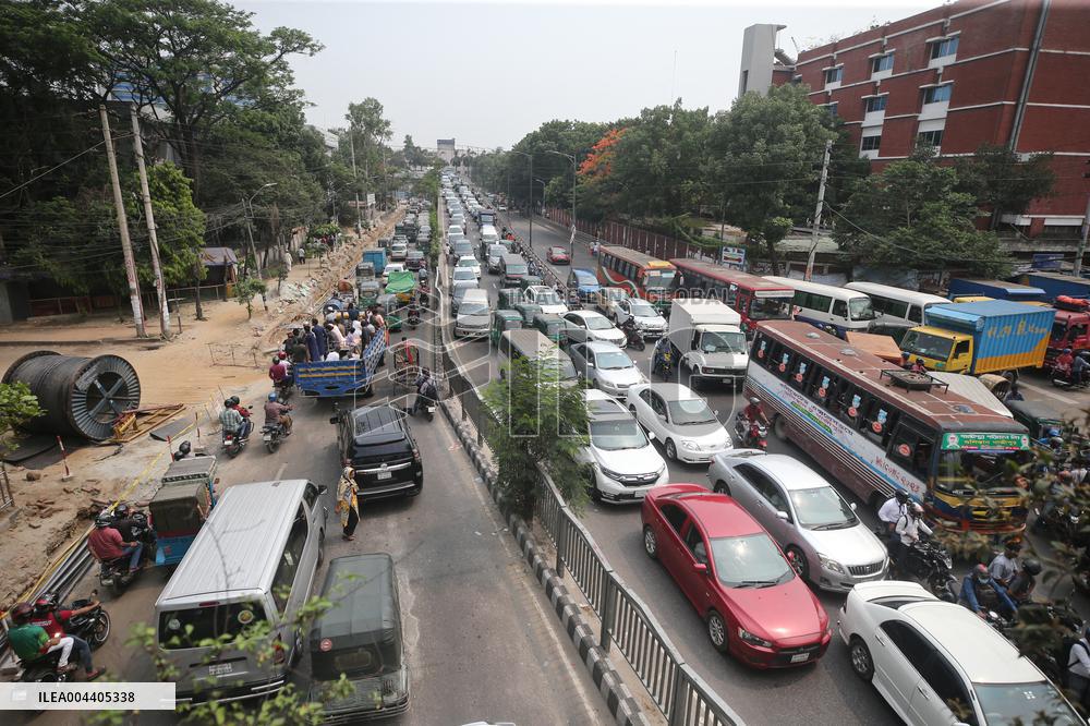 Traffic Jam in Dhaka - Bangladesh