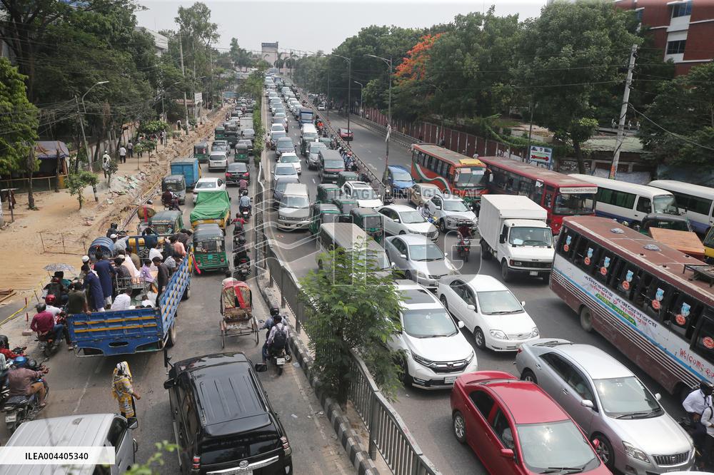 Traffic Jam in Dhaka - Bangladesh