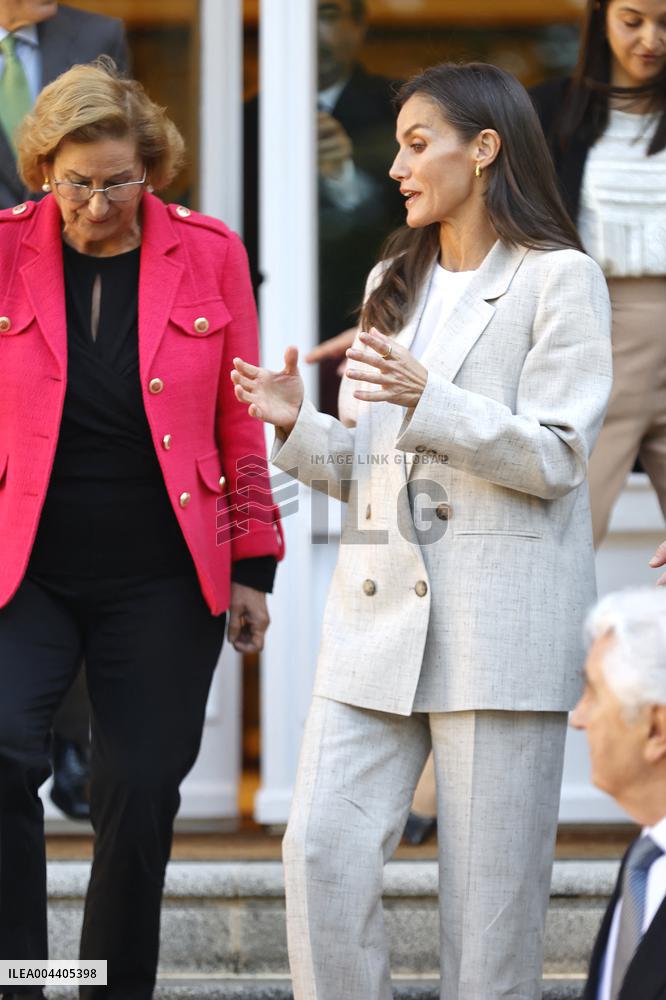 Queen Letizia Working Meeting - Madrid