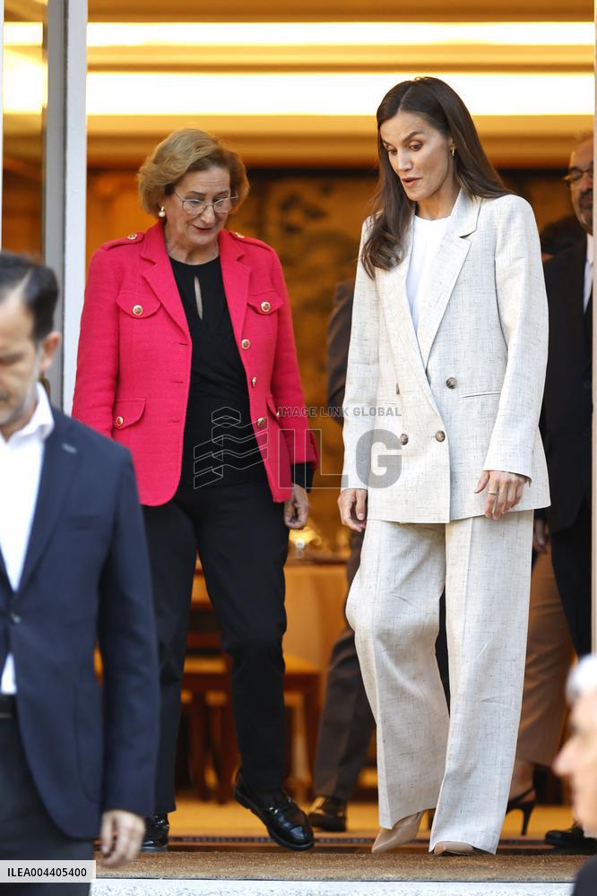 Queen Letizia Working Meeting - Madrid