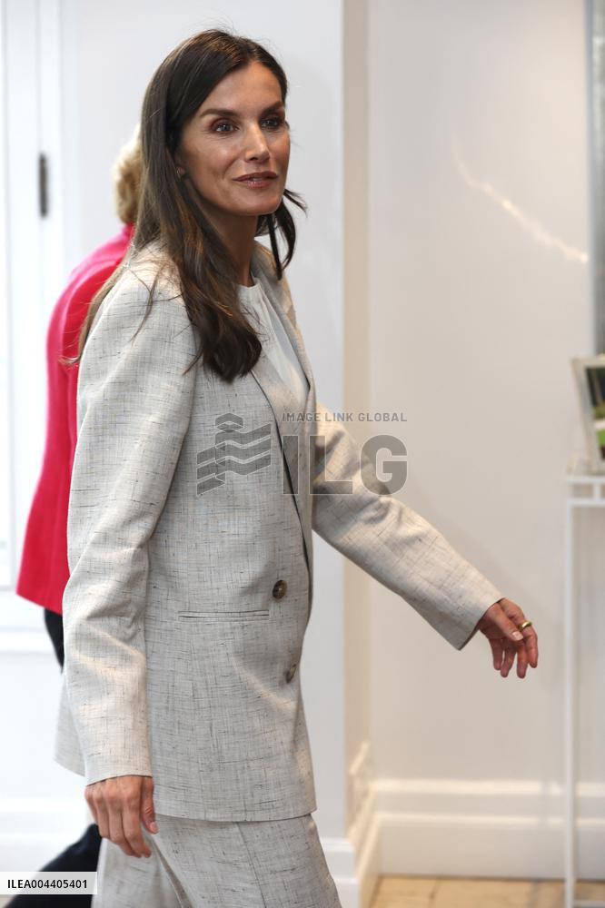 Queen Letizia Working Meeting - Madrid