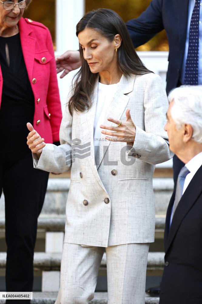 Queen Letizia Working Meeting - Madrid