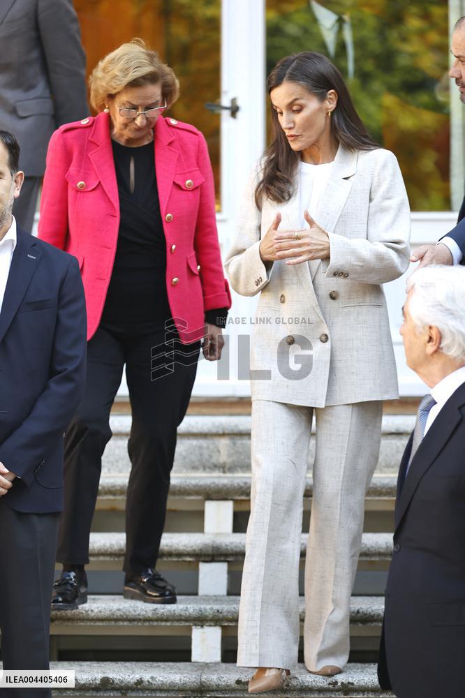 Queen Letizia Working Meeting - Madrid