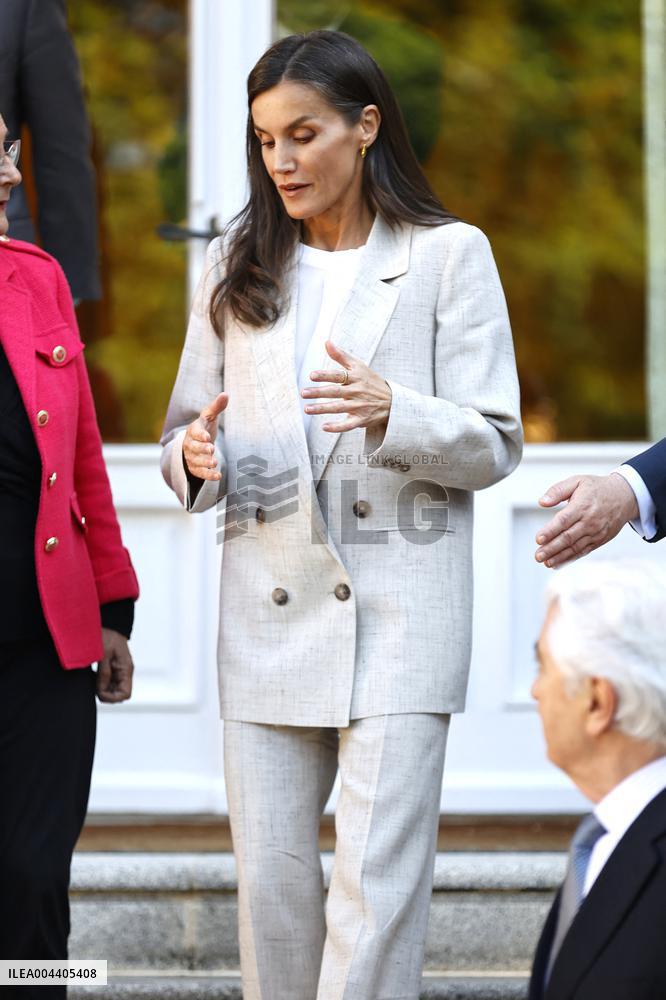 Queen Letizia Working Meeting - Madrid