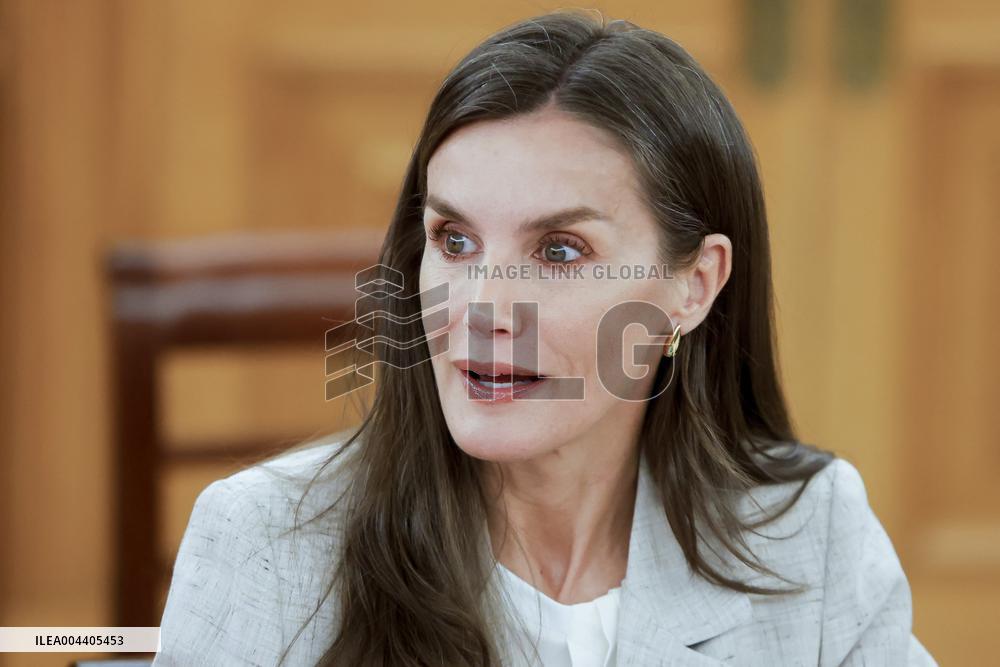 Queen Letizia Royal Audiences - Madrid