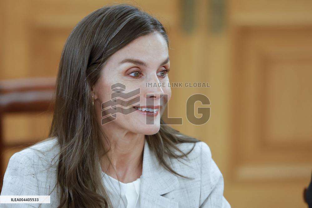 Queen Letizia Royal Audiences - Madrid
