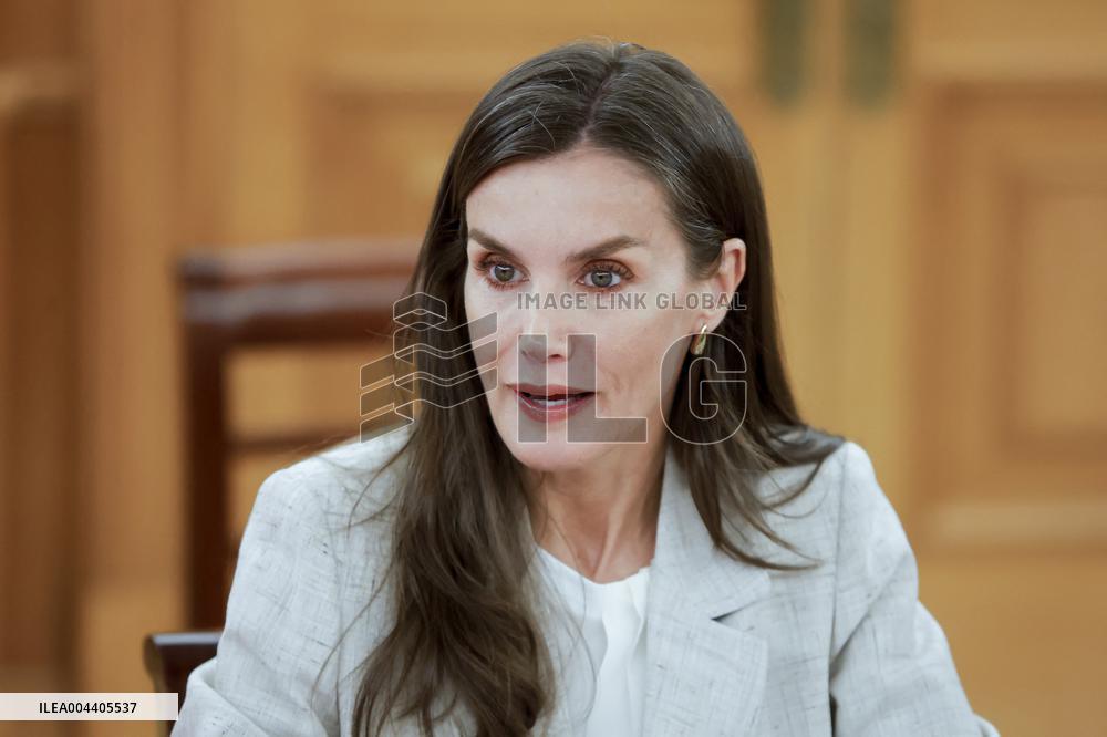 Queen Letizia Royal Audiences - Madrid