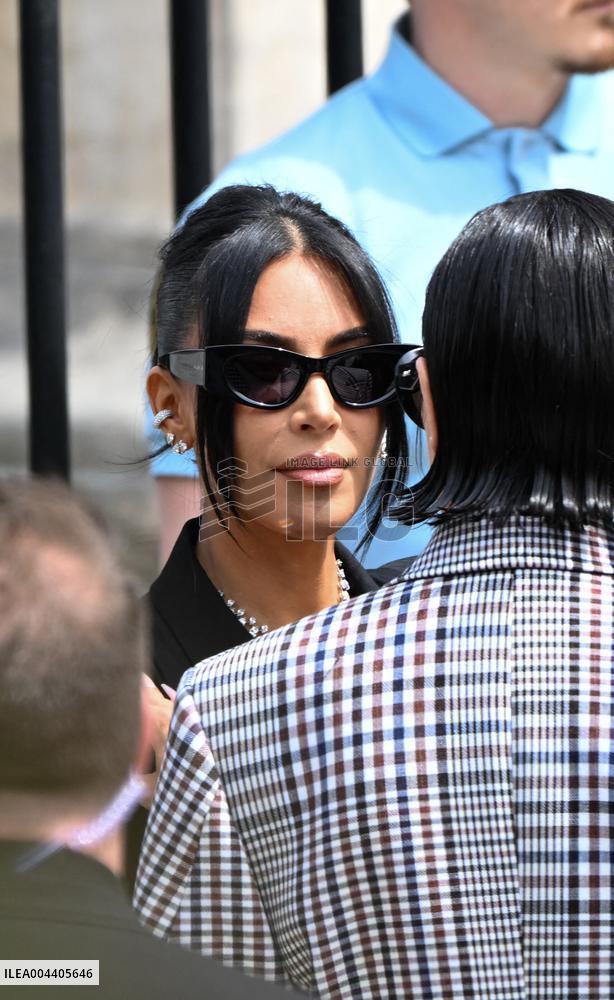 Kim Kardashian Arrives at Paris Courthouse for Robbery Trial Testimony