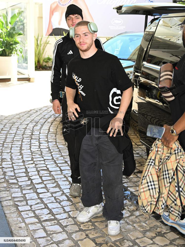Michou Arrives at Hotel Martinez - Cannes