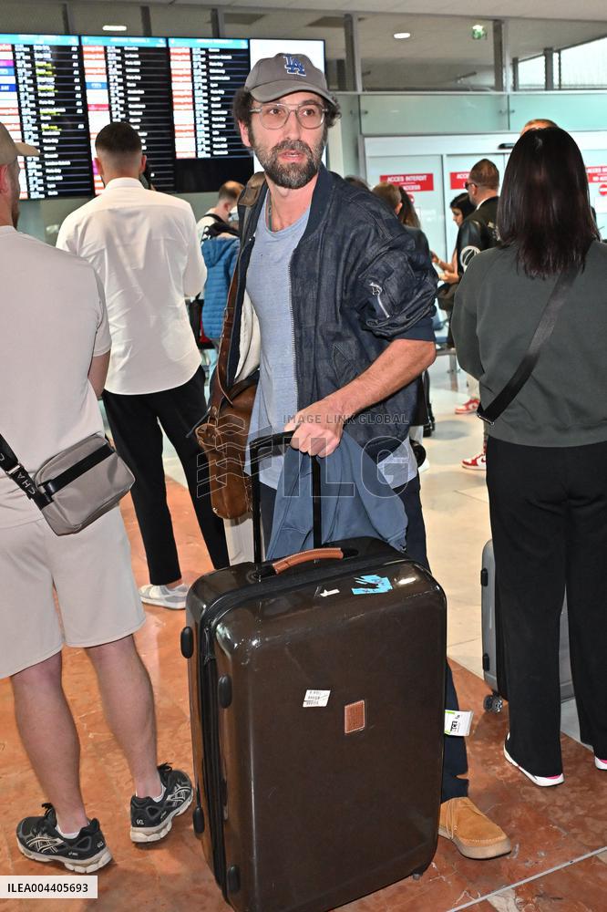 Cannes Thomas Bangalter At Nice Airport JR