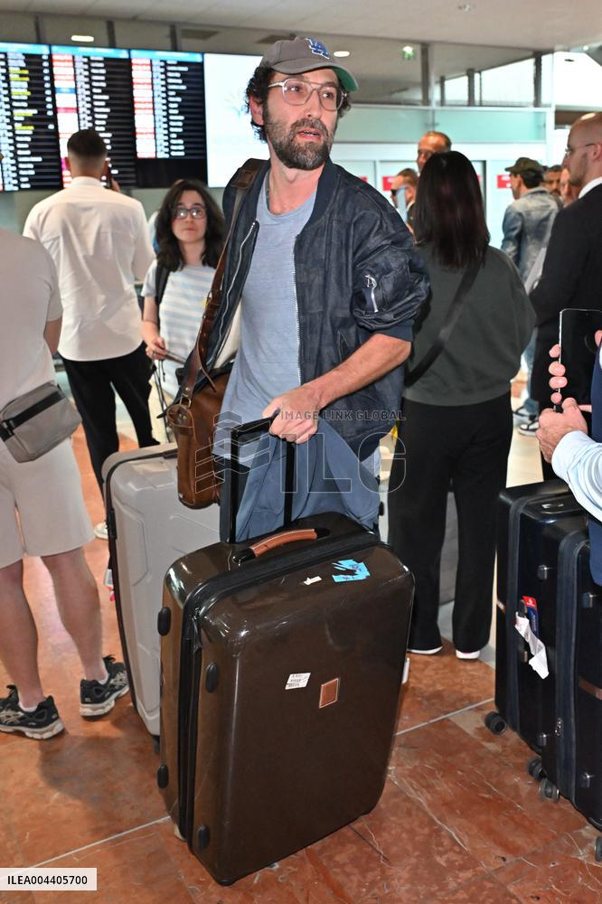 Cannes Thomas Bangalter At Nice Airport JR