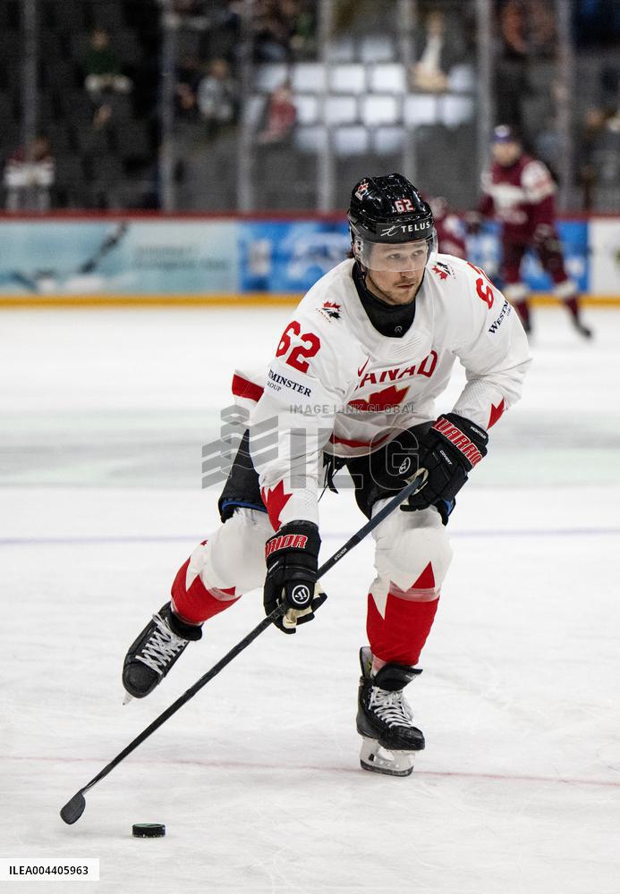 ICE HOCKEY WC LATVIA-CANADA