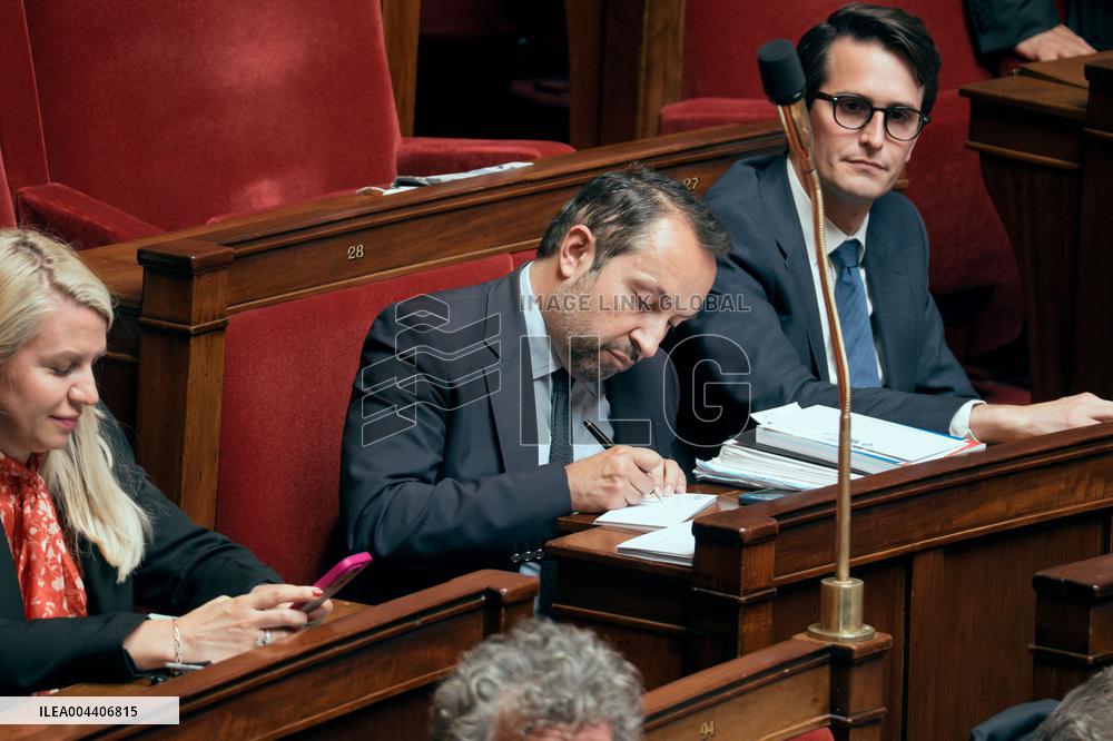 Questions to the government at the National Assembly - Paris AJ