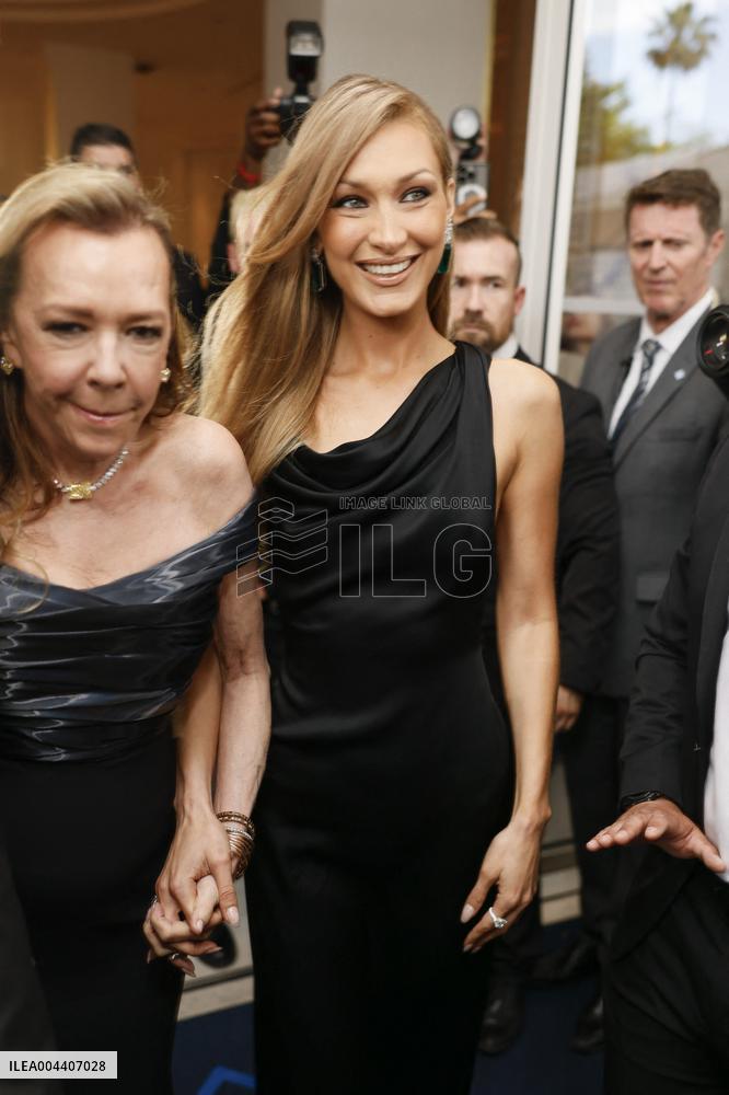 Bella Hadid is going out Hotel Martinez MP