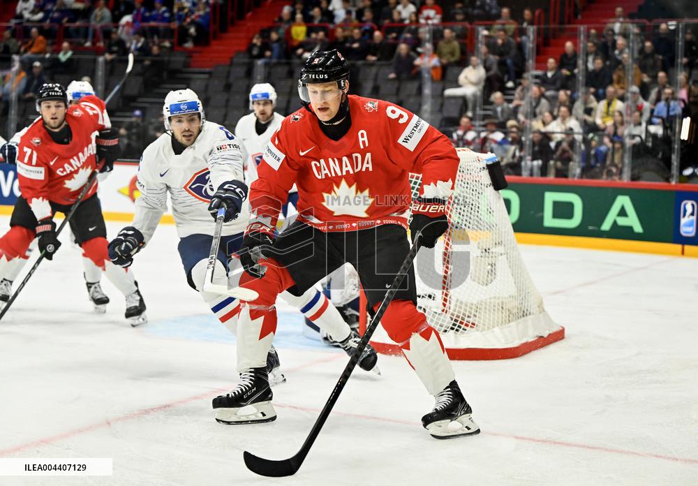 ICE HOCKEY WC CANADA-FRANCE
