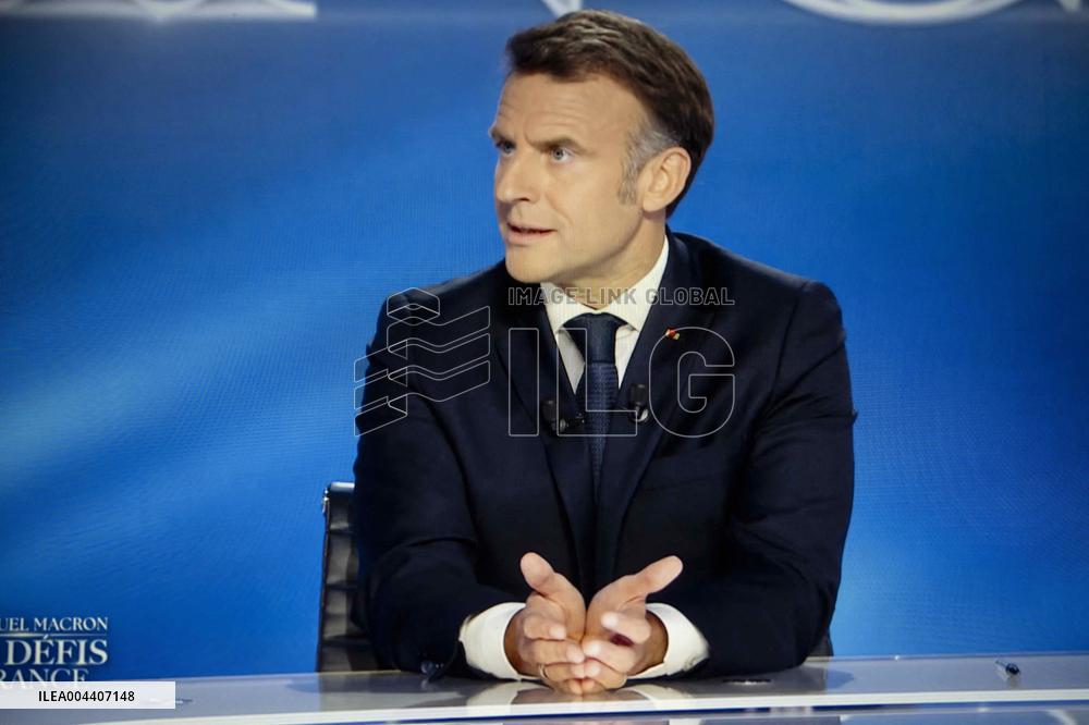 Emmanuel Macron interview - Paris EB