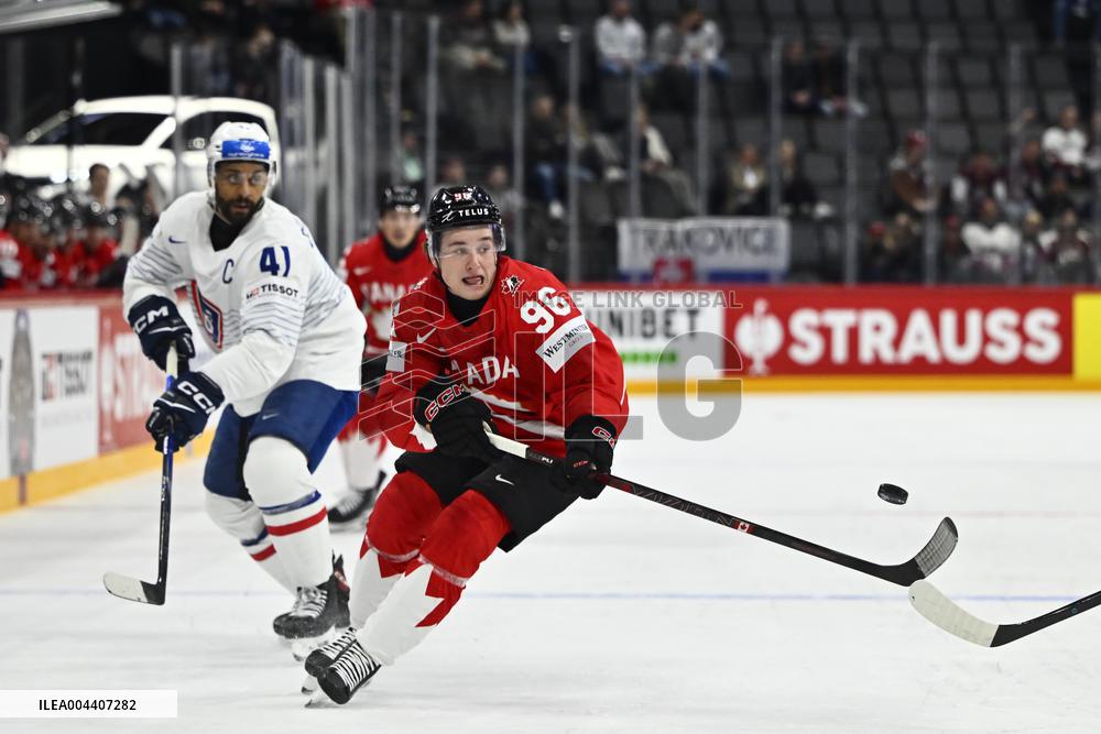 ICE HOCKEY WC CANADA-FRANCE