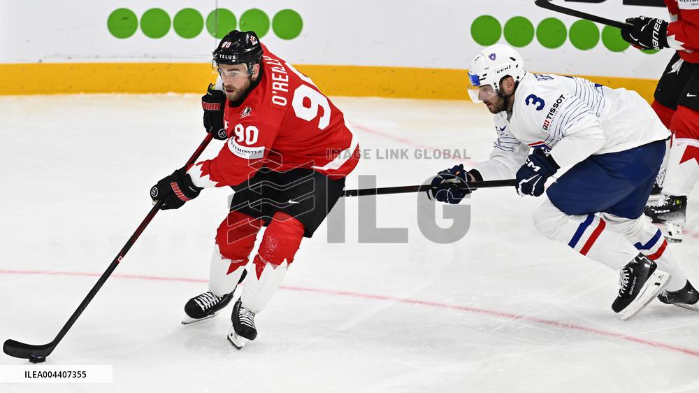ICE HOCKEY WC CANADA-FRANCE