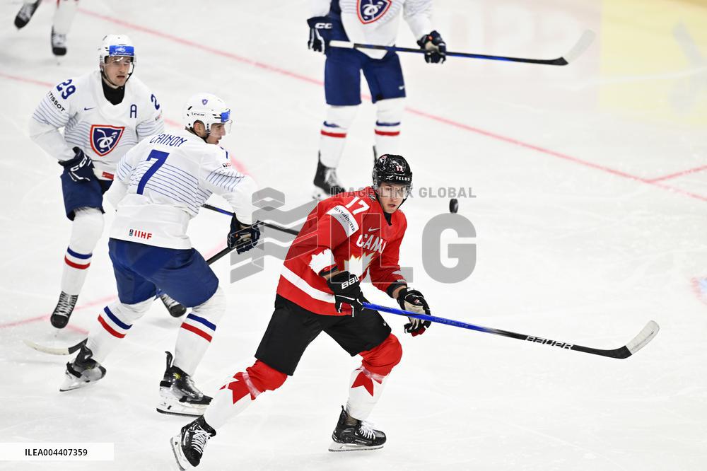 ICE HOCKEY WC CANADA-FRANCE