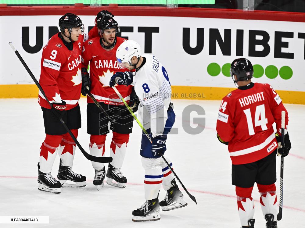 ICE HOCKEY WC CANADA-FRANCE