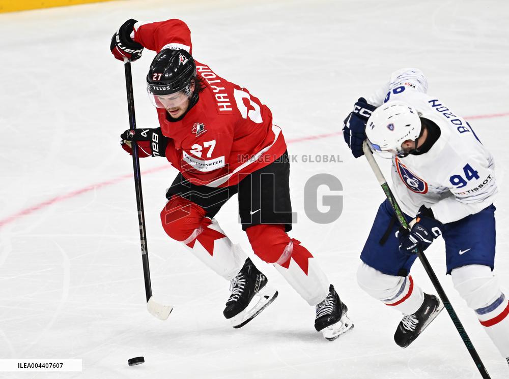 ICE HOCKEY WC CANADA-FRANCE