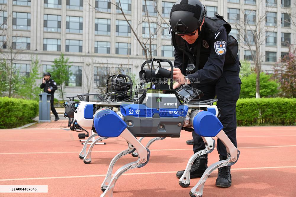 Police Patrol Robot Dog