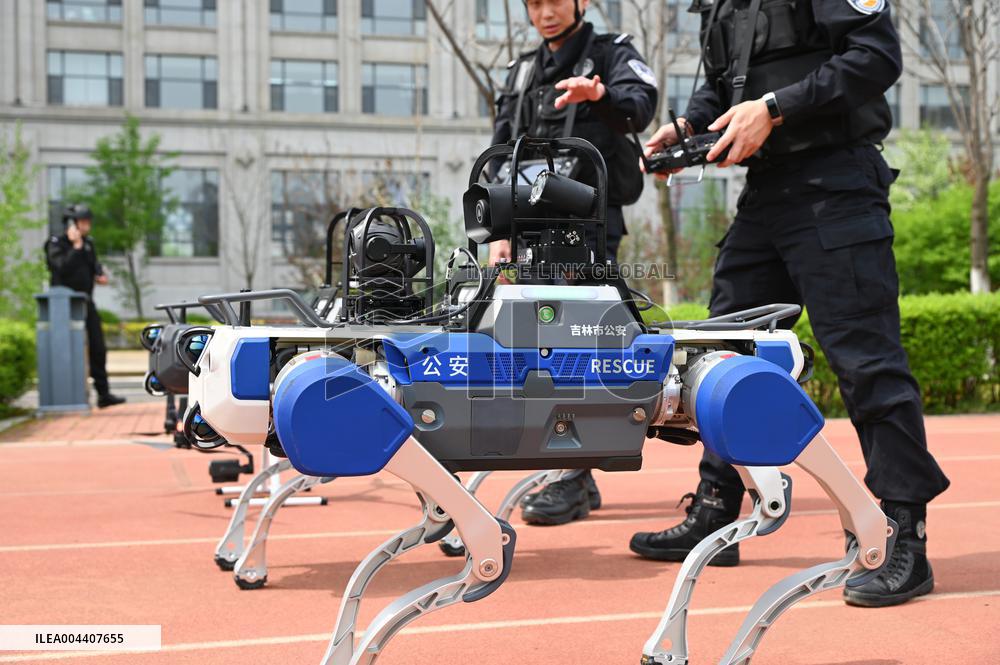 Police Patrol Robot Dog
