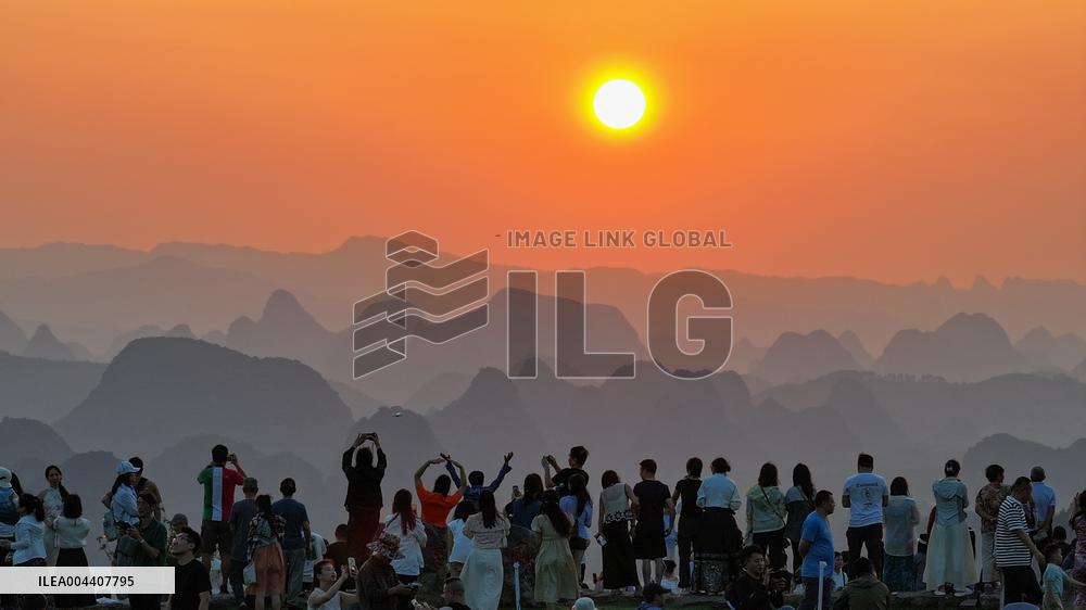 Layers of Mountains in Yangshuo