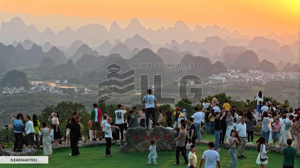 Layers of Mountains in Yangshuo