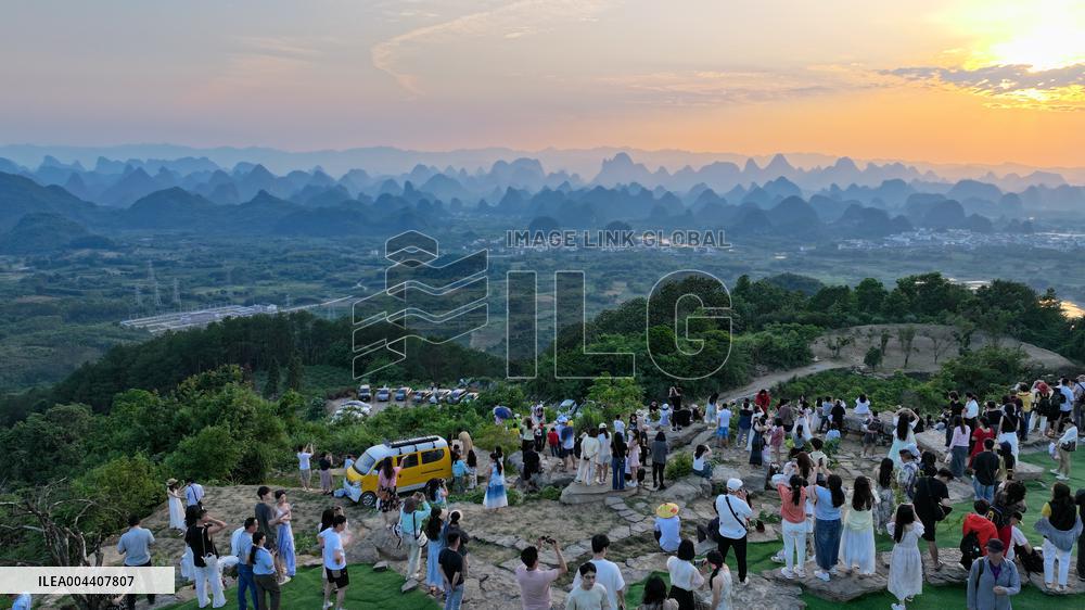 Layers of Mountains in Yangshuo