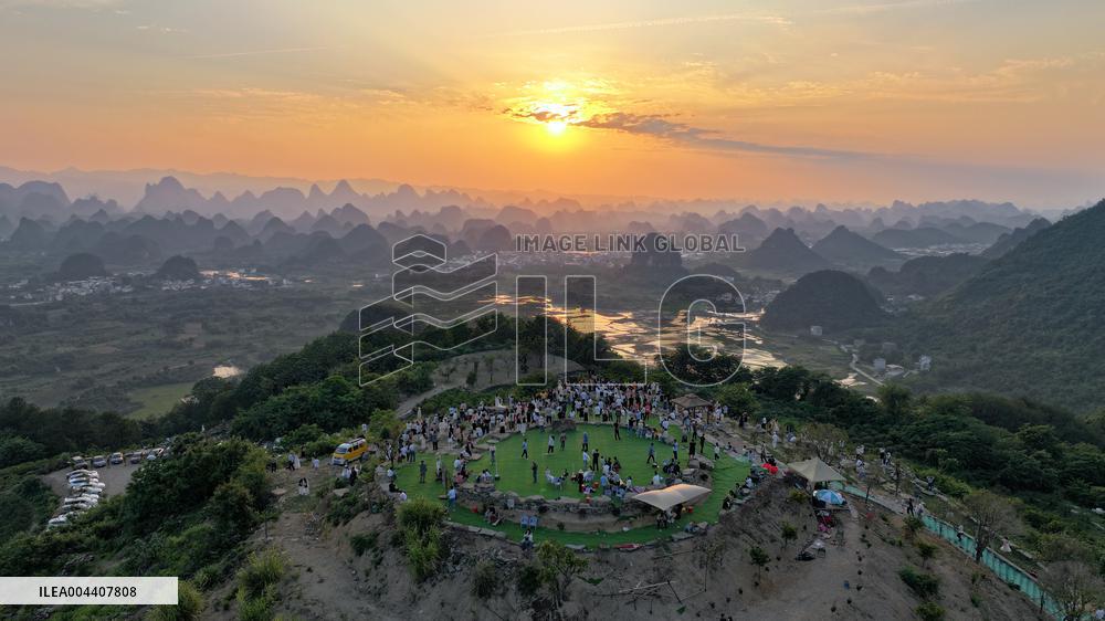 Layers of Mountains in Yangshuo