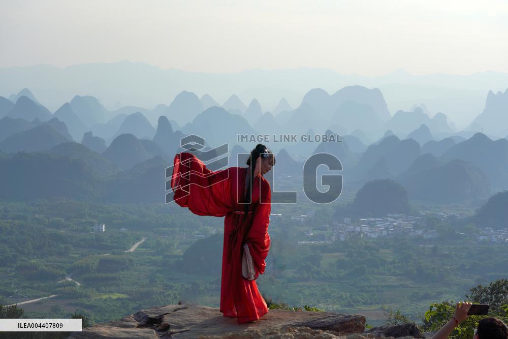 Layers of Mountains in Yangshuo