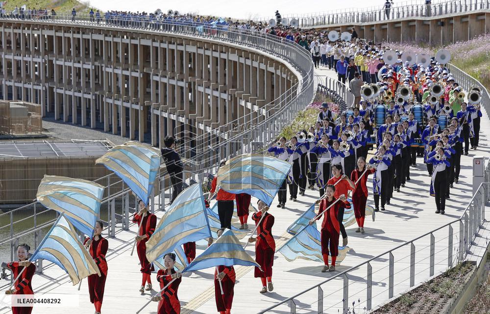 World's largest marching band at Osaka expo