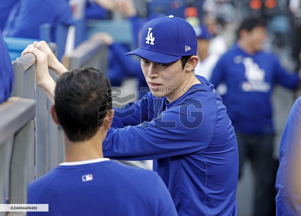 Baseball: Dodgers pitcher Sasaki goes on IL