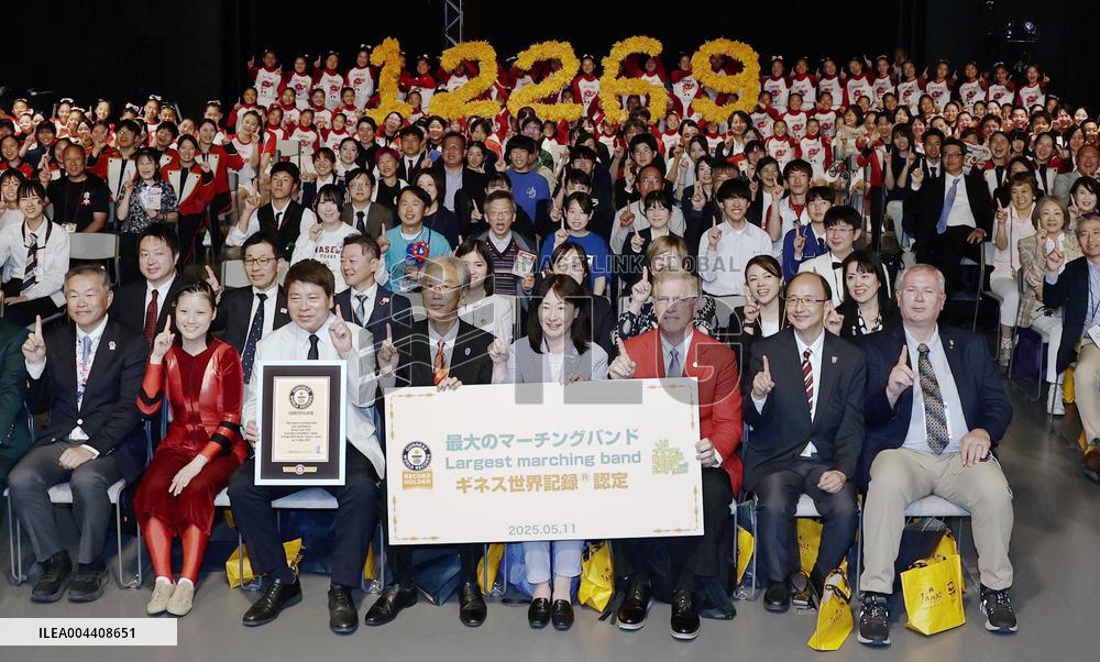 World's largest marching band at Osaka expo