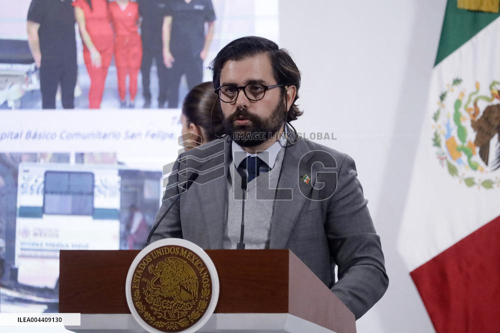 Mexico s President Claudia Sheinbaum Holds Briefing