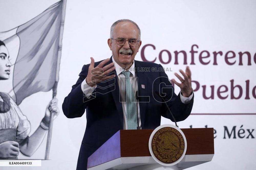 Mexico s President Claudia Sheinbaum Holds Briefing
