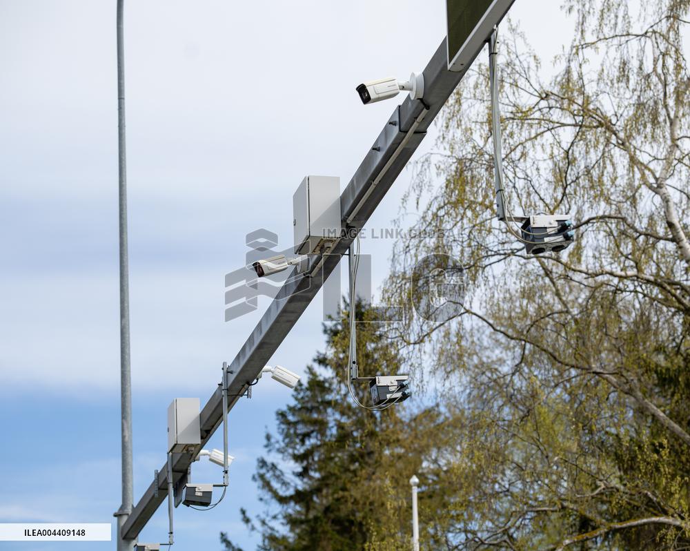 Number plate recognition cameras