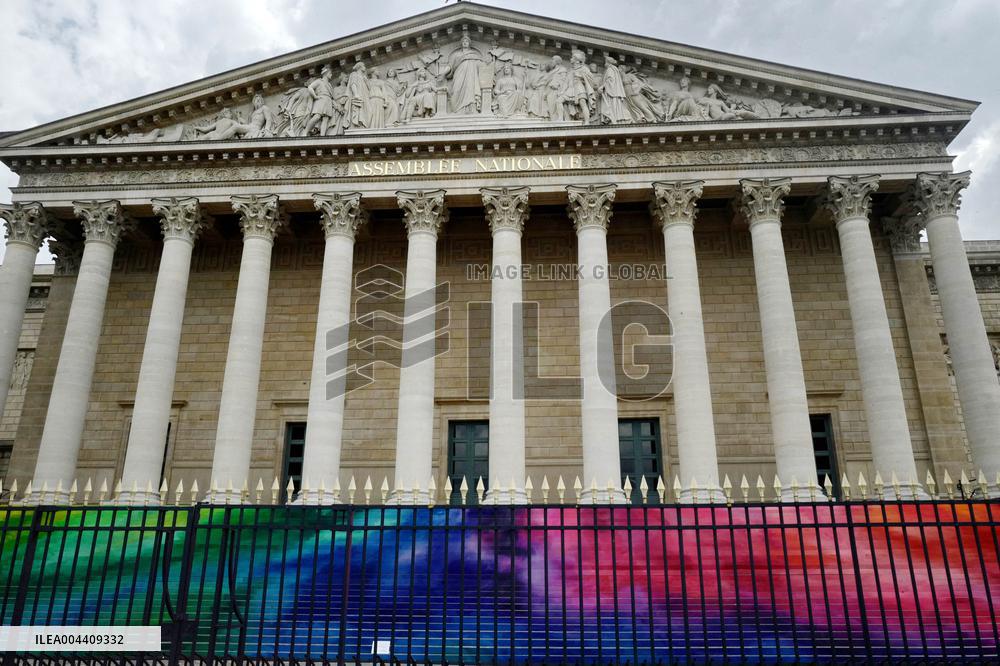 Artistic Installation by Elsa Tomkowiak at the National Assembly - Paris